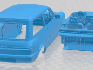 Autobianchi A112 Abarth 1975 Printable Car 3D Print Model