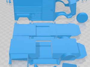 Citroen H Van 1980 Printable Modèles 3D en vedette