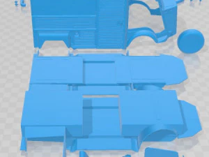 Citroen H Van 1980 Printable 3D Print Model