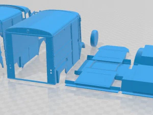 Citroen H Van 1980 Printable 3D Print Model
