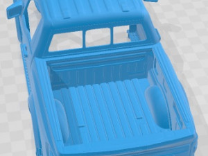 F 150 Raptor Regular Cab 2022 Printable Body Car 3D Print Model