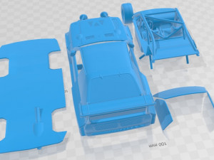 Audi Quattro Sport S1 1985 Printable Car Modelo de impresión 3D