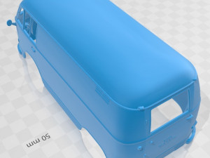 Taunus Transit FK1250 1963 Printable Body Van 3D Baskı Modeli