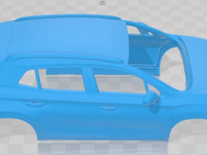 Peugeot DS 6 2017 Printable Body Car Modèles 3D en vedette