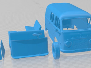 Taunus Transit FK1250 1963 Printable Van 3D-printmodel