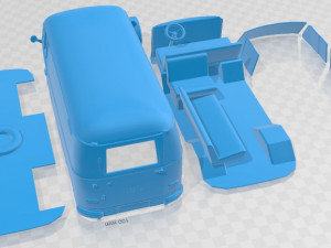 Taunus Transit FK1250 1963 Printable Van 3D-printmodel