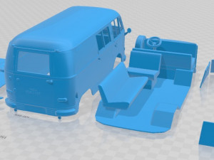 Taunus Transit FK1250 1963 Printable Van 3D-printmodel