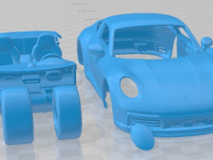 Porsche 911 Targa 4s Heritage 2021 Printable Car 3D Принт Модель