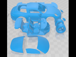Porsche 911 Targa 4s Heritage 2021 Printable Car 3D Принт Модель