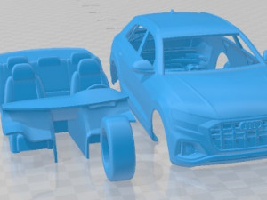 Audi SQ8 2019 Printable Car 3D Принт Модель