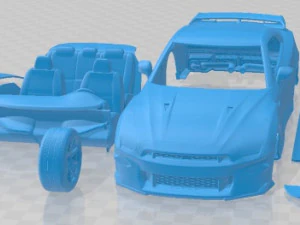 Carro imprim&iacute;vel Nissan GT R 2024 Modelo de Impressão 3D