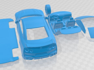 Nissan GT R 2024 Printable Car Modello di stampa 3D
