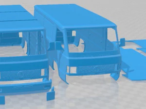 Mercedes Benz MB100 1988 Printable Van 3D Print Model
