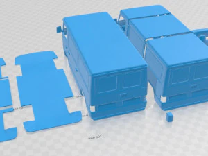 Mercedes Benz MB100 1988 Printable Van 3D Print Model
