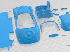 327 Cabriolet 1937 Printable Car Modello di stampa 3D