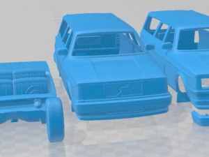 Volvo 245 Wagon 1979 Printable Car 3D Принт Модель