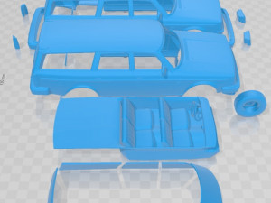 Volvo 245 Wagon 1979 Printable Car 3D Принт Модель