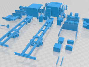 Volvo Fl Crew Cab 2013 Printable Truck Modello di stampa 3D