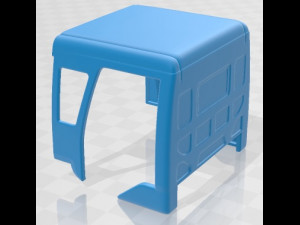 Volvo Fl Crew Cab 2013 Printable Truck Modello di stampa 3D