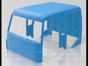 Volvo Fl Crew Cab 2013 Printable Truck Modello di stampa 3D