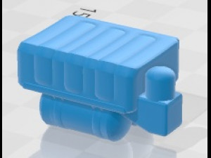 Volvo Fl Crew Cab 2013 Printable Truck Modello di stampa 3D