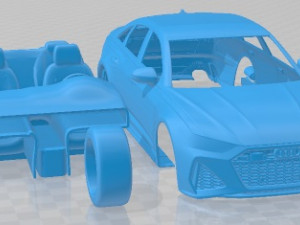 Audi RS6 Sedan 2020 Printable Car 3D-Druckmodell