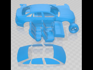 Audi RS6 Sedan 2020 Printable Car 3D-Druckmodell