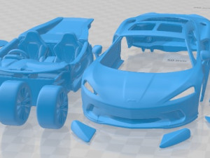 Mclaren GT 2020 Printable Car 3D Print Model