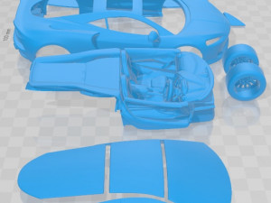 Mclaren GT 2020 Printable Car 3D 프린트 모델