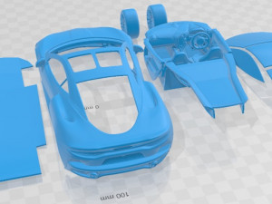 Mclaren GT 2020 Printable Car 3D 프린트 모델