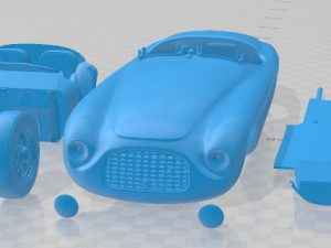 Ferrari 166 MM Barchetta Printable Car Modèles 3D en vedette