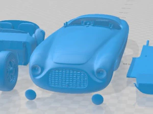 Ferrari 166 MM Barchetta Printable Car 3D Print Model
