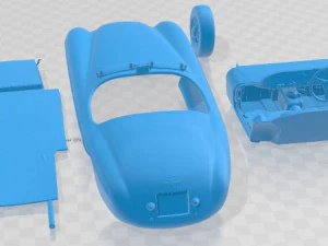 Ferrari 166 MM Barchetta Printable Car 3D Print Model