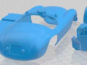 Ferrari 166 MM Barchetta Printable Car 3D Print Model