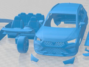 Seat Ateca Cupra 2021 Printable Car 3D Print Model