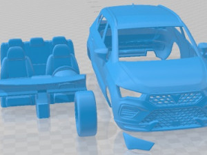 Seat Ateca Cupra 2021 Printable Car Model do druku 3D