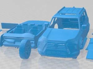 Lexus GX Overtrail 2023 Printable Car 3D Print Model