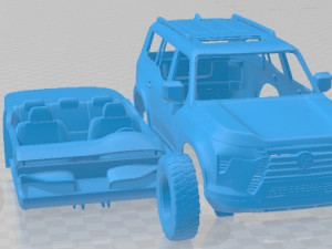 Lexus GX Overtrail 2023 Printable Car 3D Print Model