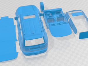Lexus GX Overtrail 2023 Printable Car 3D Print Model