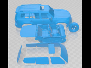 Lexus GX Overtrail 2023 Printable Car 3D Print Model