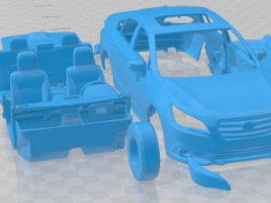 Subaru Legacy 2014 Printable Car 3D Принт Модель