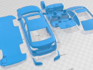 Subaru Legacy 2014 Printable Car 3D Принт Модель