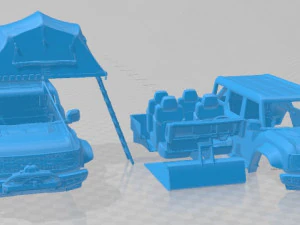 Raptor Rooftop Tent Printable Car 3D Print Model