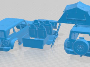 Raptor Rooftop Tent Printable Car 3D Print Model