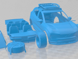 Volvo EX30 Cross Country Printable Car 3D प्रिंट मॉडल
