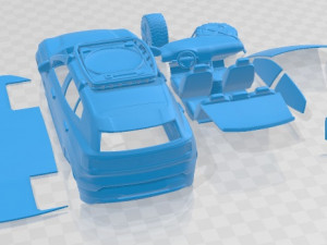 Volvo EX30 Cross Country Printable Car 3D प्रिंट मॉडल