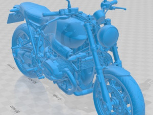 R Nine T Printable Motorbike Modelo de Impressão 3D