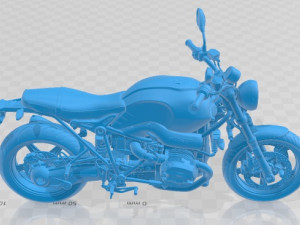 R Nine T Printable Motorbike Modelo de Impressão 3D