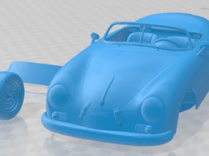 Автомобиль для печати Porsche 356 A Speedster 1956 года 3D Принт Модель
