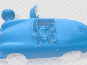 Porsche 356 A Speedster 1956 Printable Car Modèles 3D en vedette